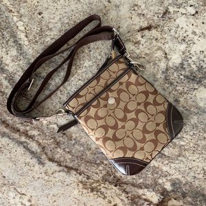 Coach cross body purse